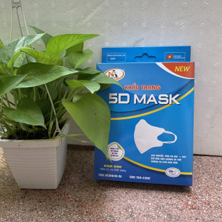 Khẩu Trang y tế Nam Anh chính hãng giá cực sốc 5D Mask hộp 10 cái ( Màu trăngxanh) - NU-MART thumbnail