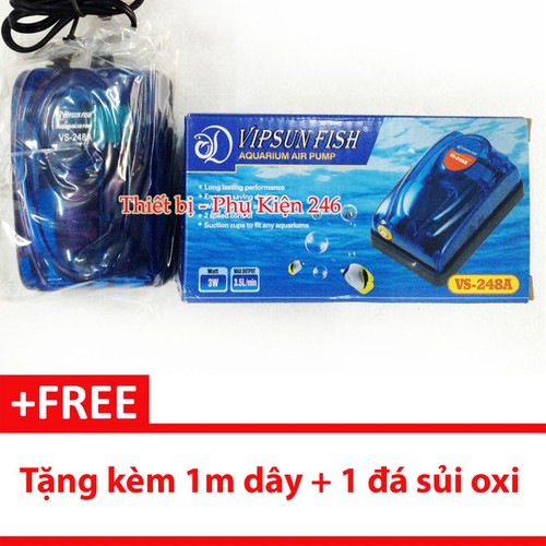 Máy sủi oxy vipsun 248a – 1 vòi - hàng công ty