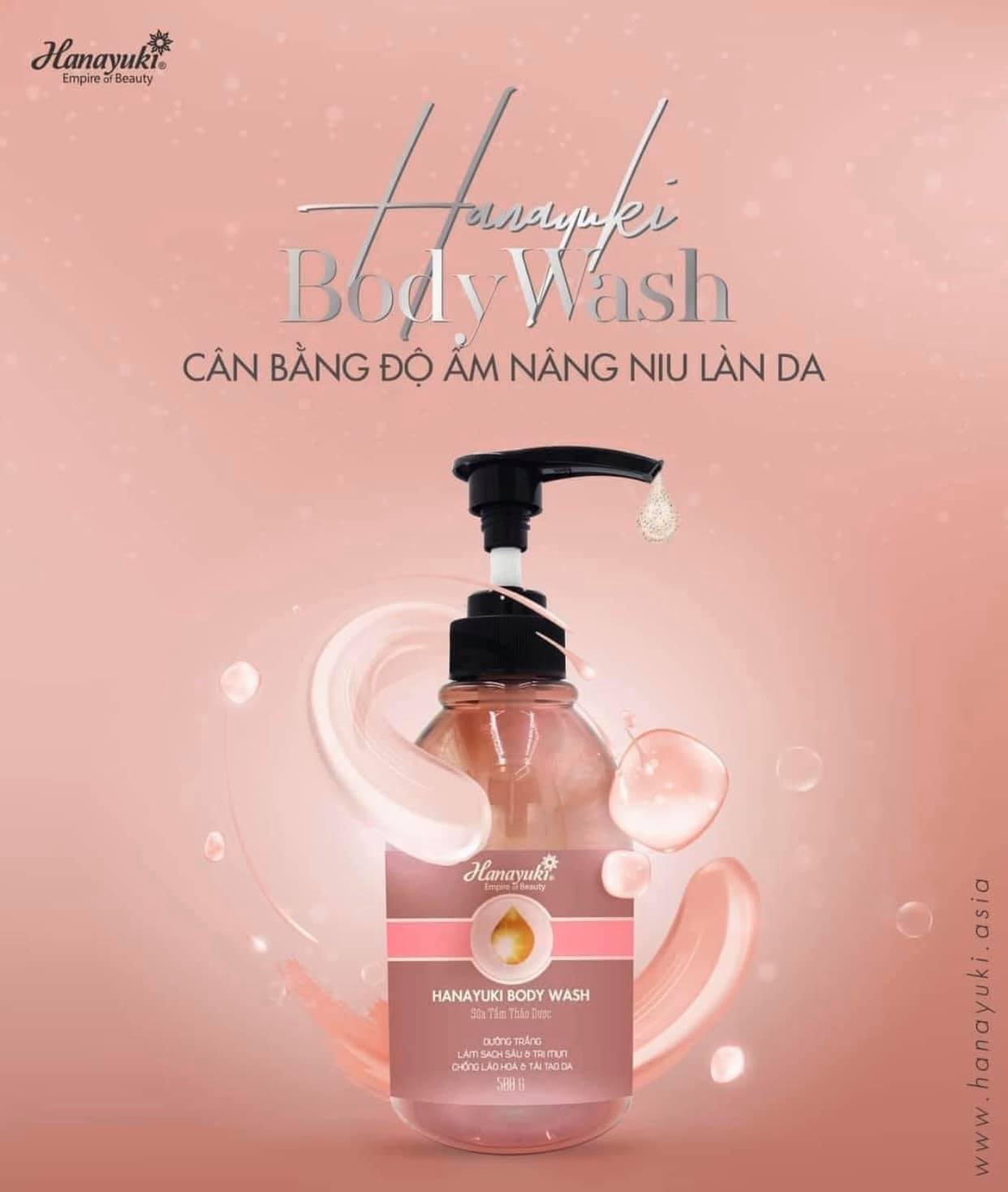 [HCM]HANAYUKI - Sữa tắm người lớn hanayuki