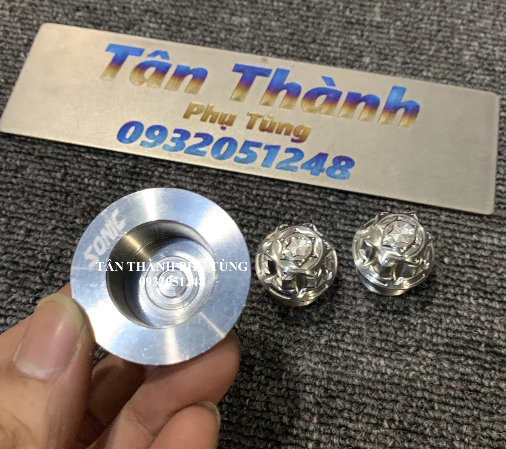 Bộ ốc chảng ba SONIC kiểu bông (bộ 3 con)