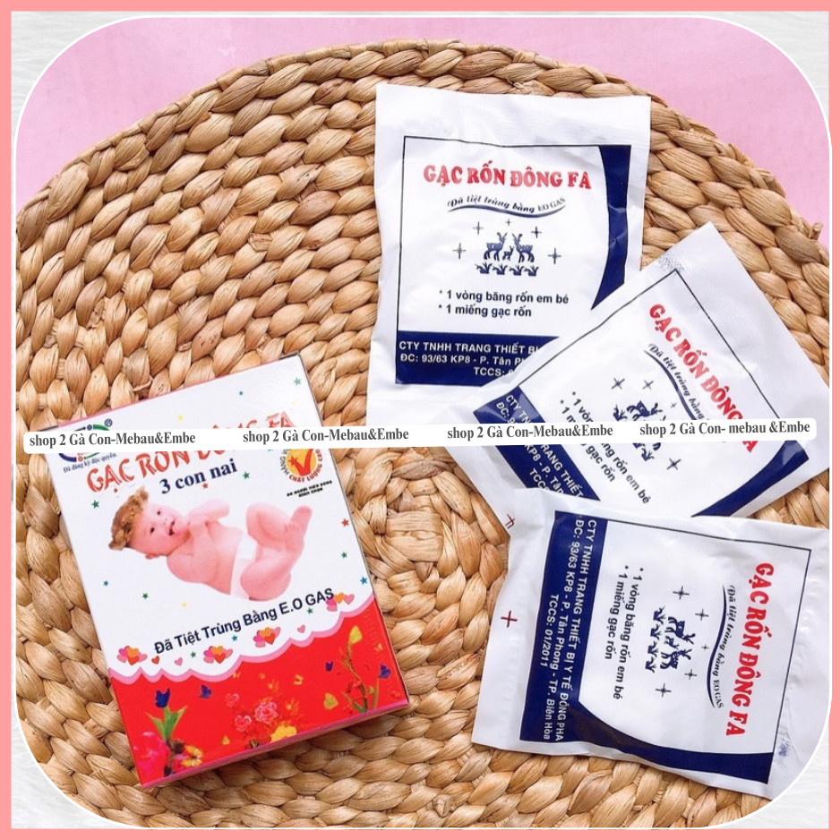 Combo 3 hộp băng rốn đông pha đã tiệt trùng
