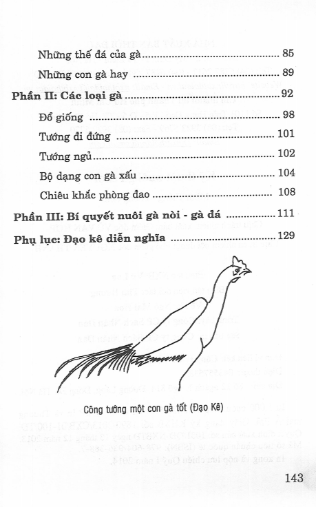 Sách Kỹ Thuật Nuôi Gà Chọi