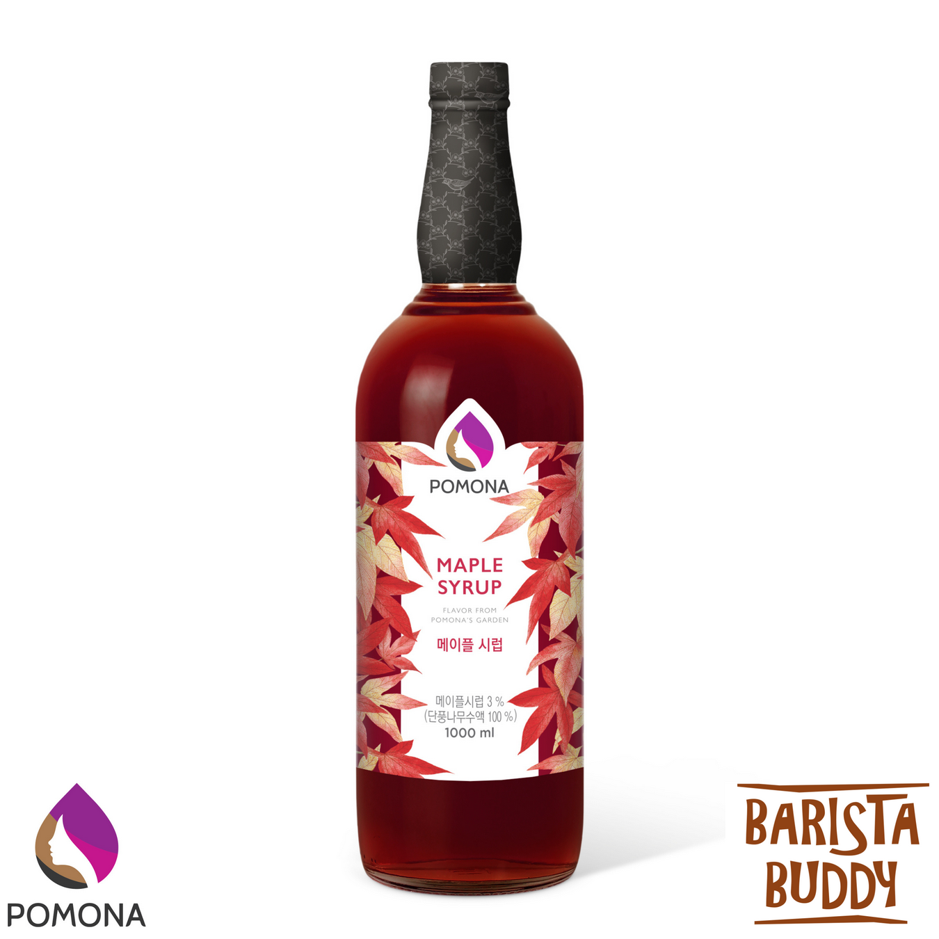 Siro pha chế cà phê Pomona vị lá phong Maple