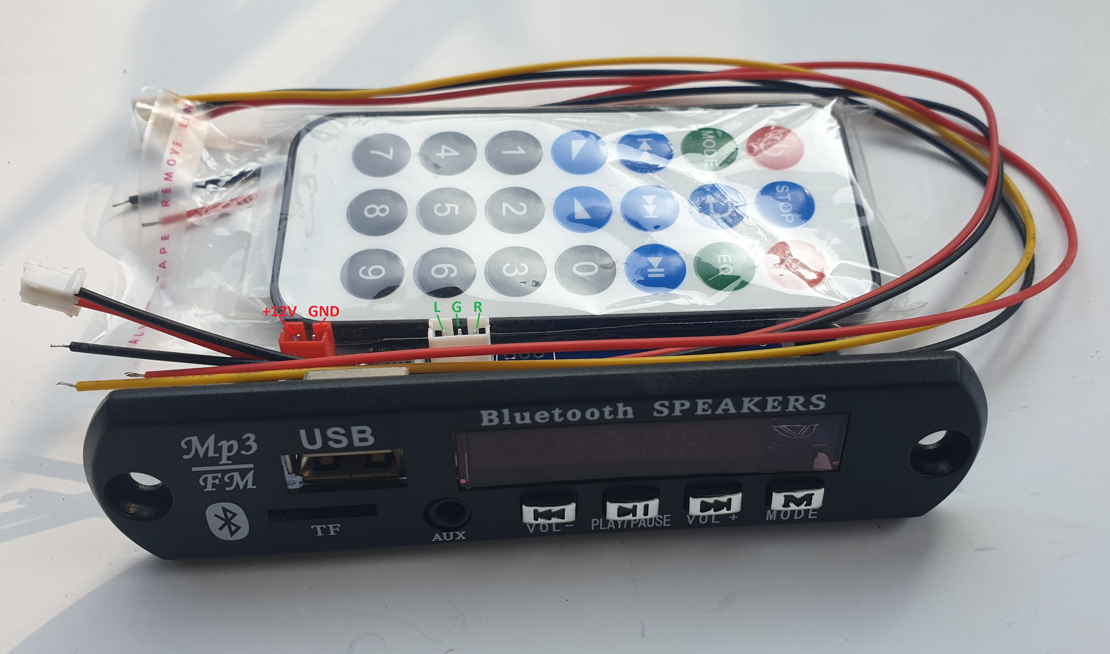 Đầu giải mã Lossless MP3 audio, FM, Bluetooth