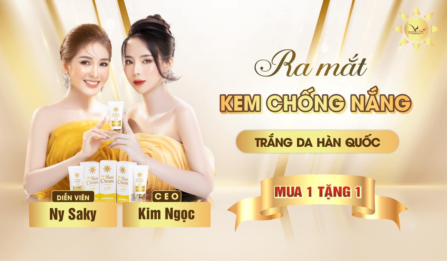 Kem Chống Nắng VIP White (Tặng 1 bịt sữa rửa mặt)