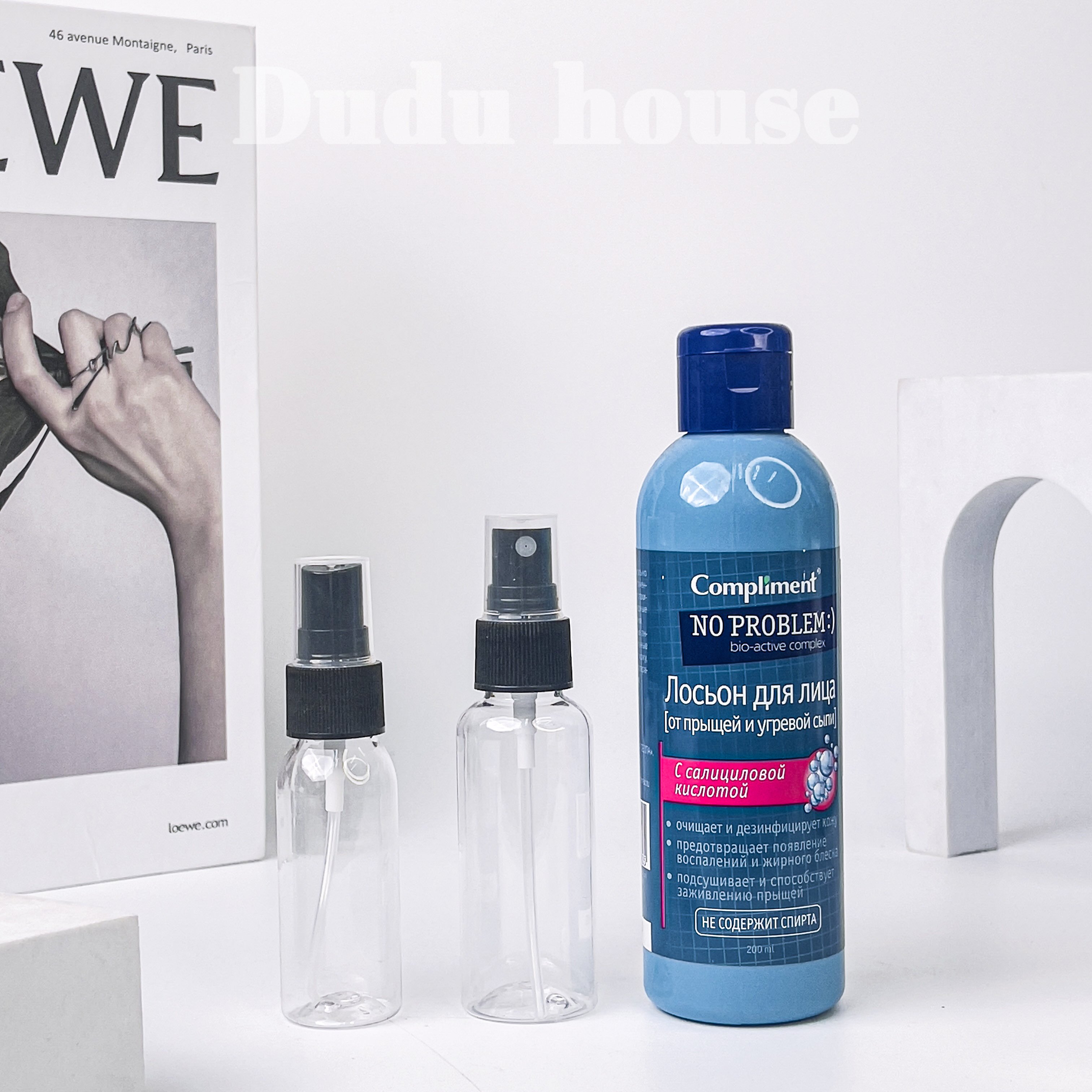 Toner No Problem Compliment chứa BHA Salicylic Acid, Tea tree 200ml ( Full - Chiết )