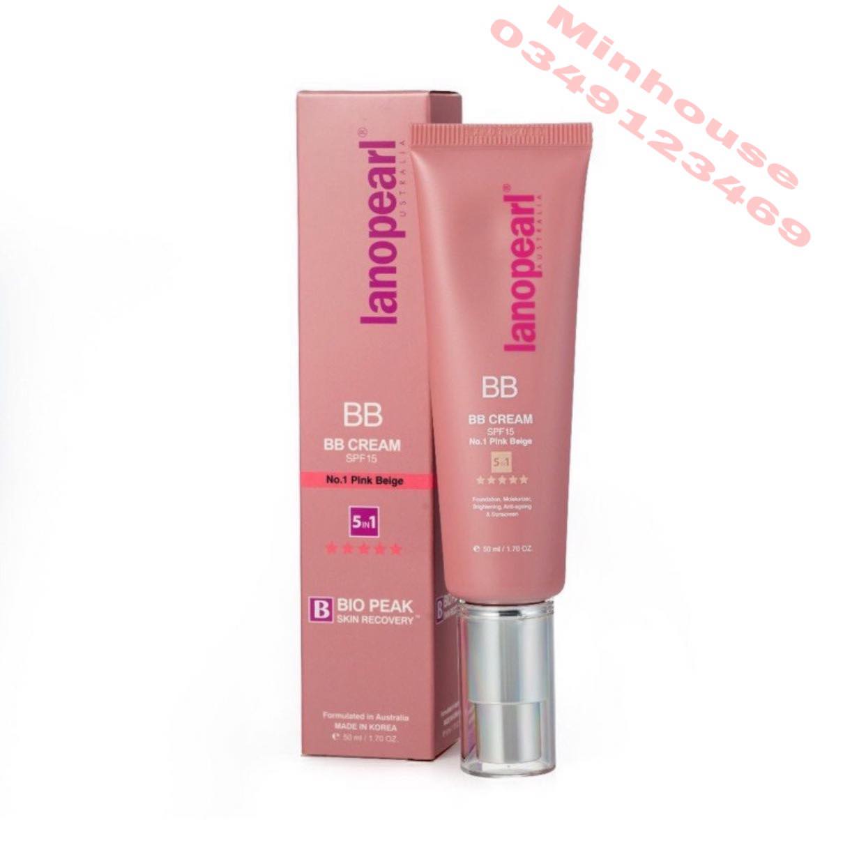 [nội địa úc]Kem Nền Đẹp 5 Trong 1 BB Cream Lanopearl