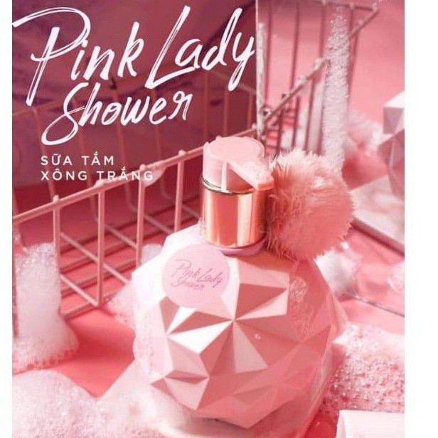 SỮA TẮM XÔNG TRẮNG HƯƠNG NƯỚC HOA PINK LADY