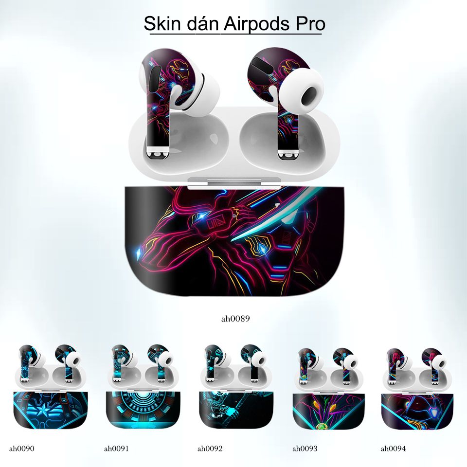 Decal Skin dán AirPods Pro mẫu Avenger