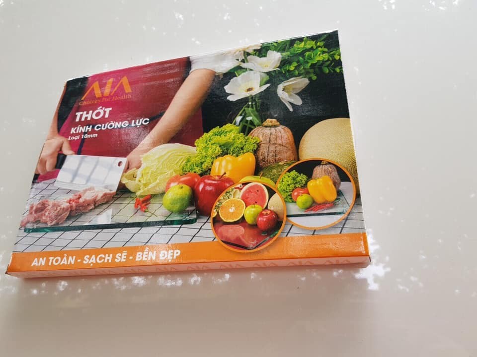 Thớt kính cường lực AIA Dầy Dặn 12ly