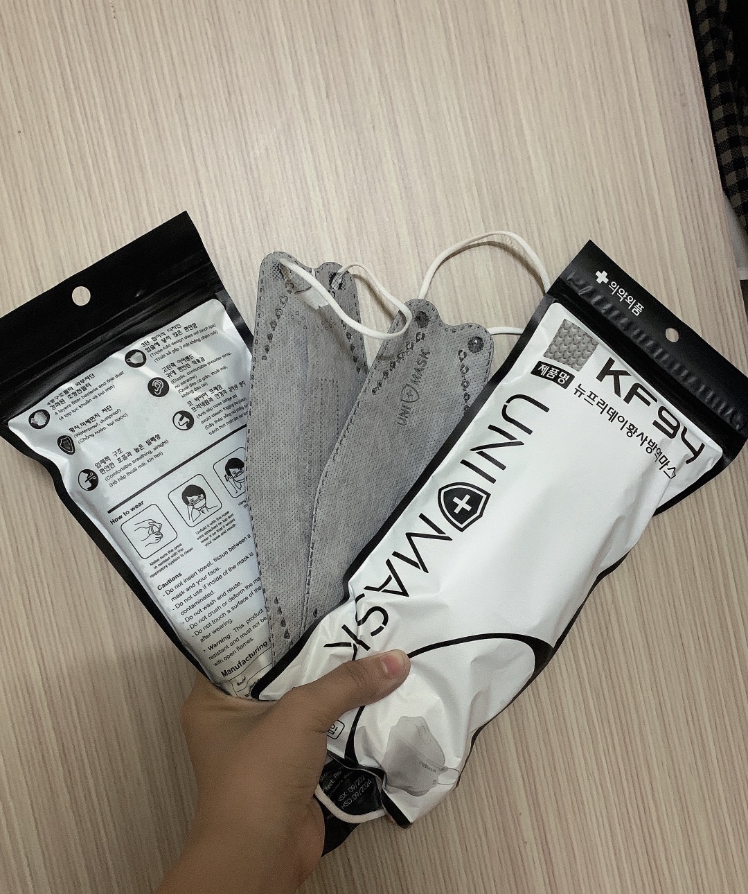 [ Combo 50c ] Khẩu Trang 4D KF94 CHÍNH HÃNG UNIMASK