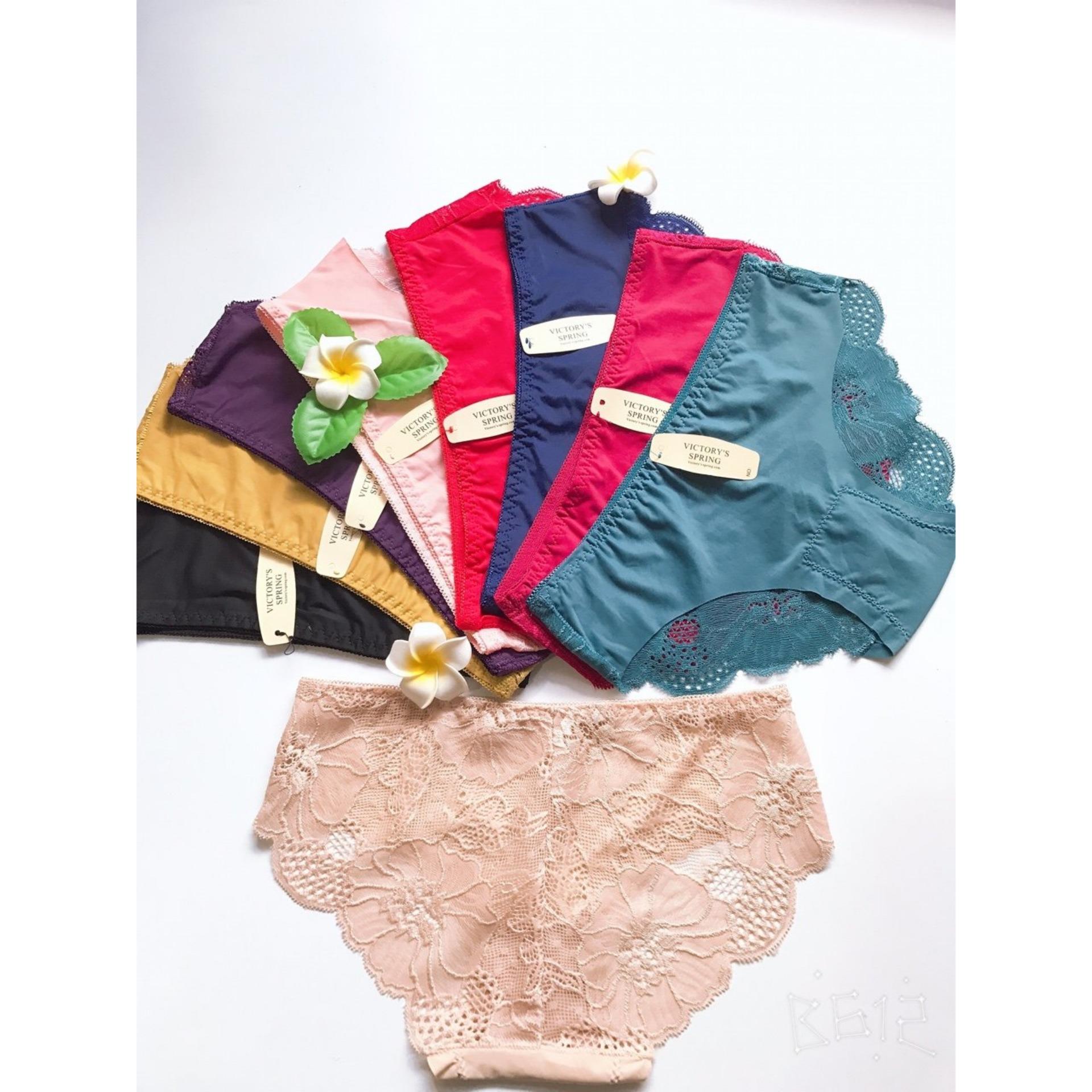 Combo 5 quần lót Vioictria's su ren mông cao cấp
