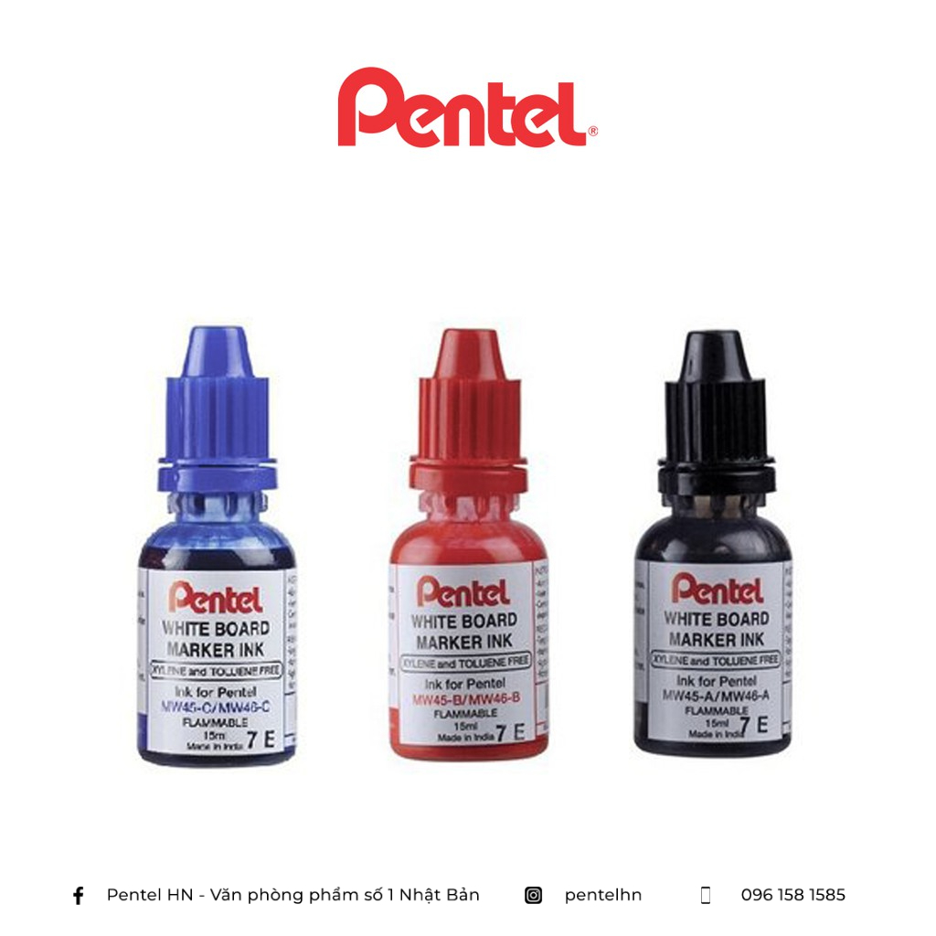 Mực bút dạ bảng Pentel MW45 - MWR401