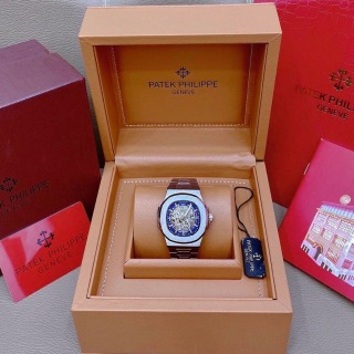 [HCM][Mua 1 Tặng 1]- Đồng hồ nam cao cấp đồng hồ namPaek philippe Nautilus 018910-máy cơ-dây thép không gỉ-size 40-Full Box-Luxury diamond watch-[ Thu cũ đổi mới ] thumbnail