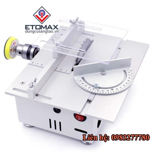 [FREE SHIP] Máy cưa bàn mini đa năng V3