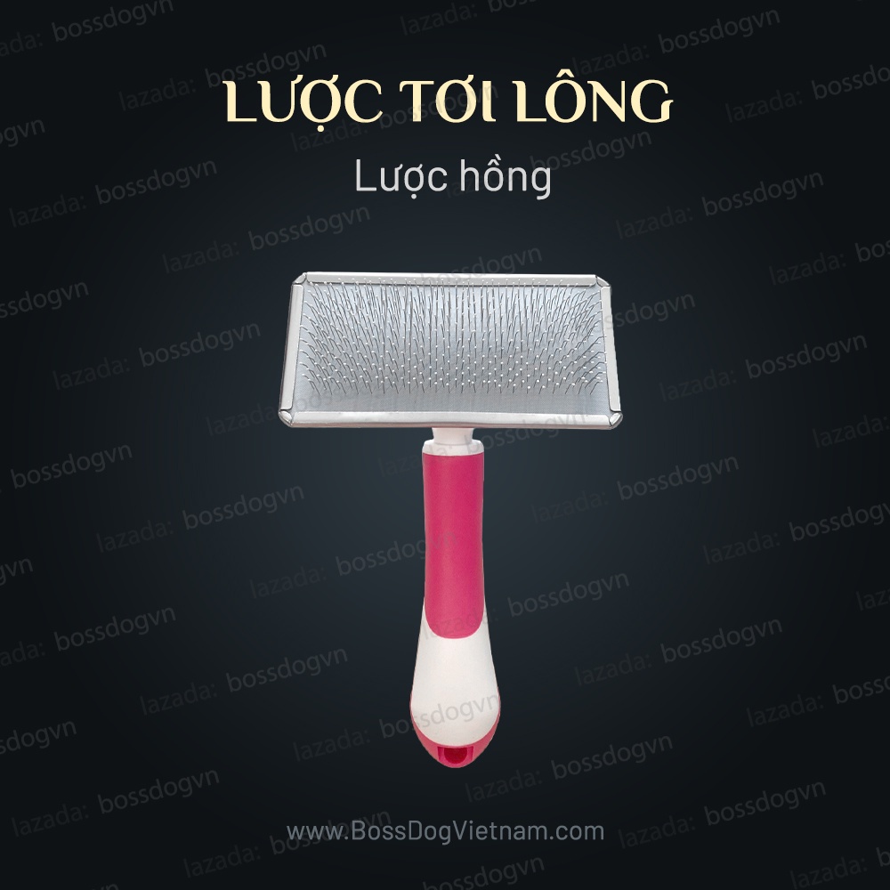 Lược chải lông chó mèo - Đầu răng tròn | BossDog