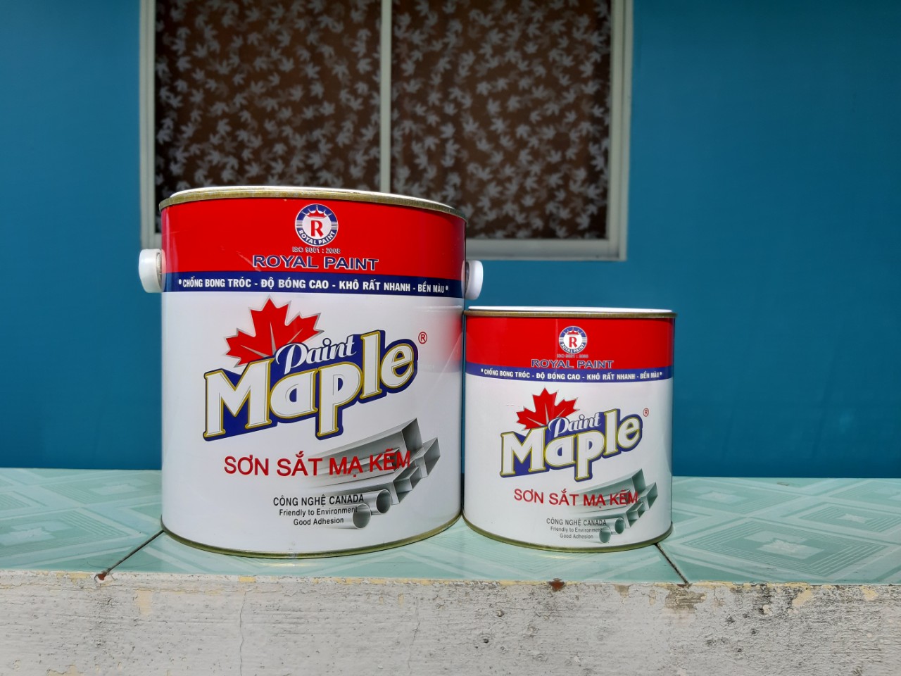 SƠN SẮT MẠ KẼM MAPLE ( MÀU XINGFA) Loại 1L
