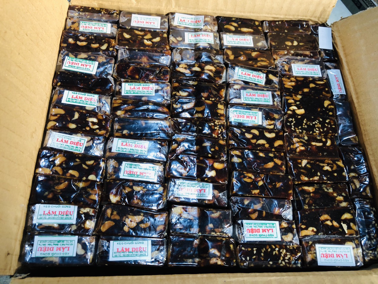 1kg kẹo chuối Gừng Đậu_TiTiMart