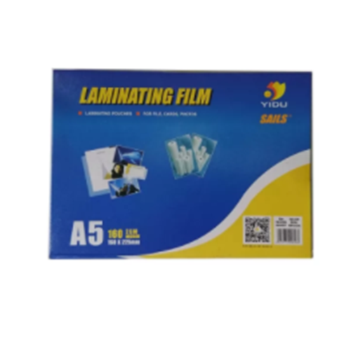 Nhựa ép plastic A5 80Mic Yidu chính hãng ( hộp 100 tờ )