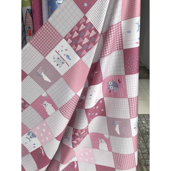 Vải cotton Hàn Quốc may ga gối