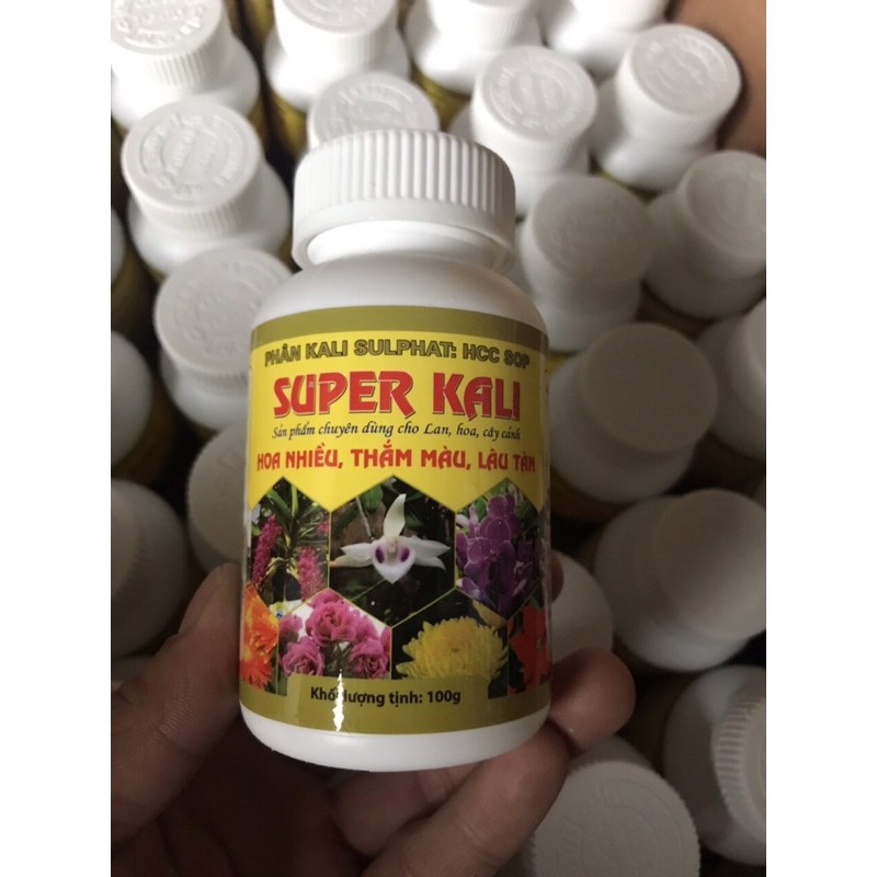 Combo bộ 3 phân bón Super cho hoa lan và cây cảnh (Super Magie, Super Kali, Super Canxi)