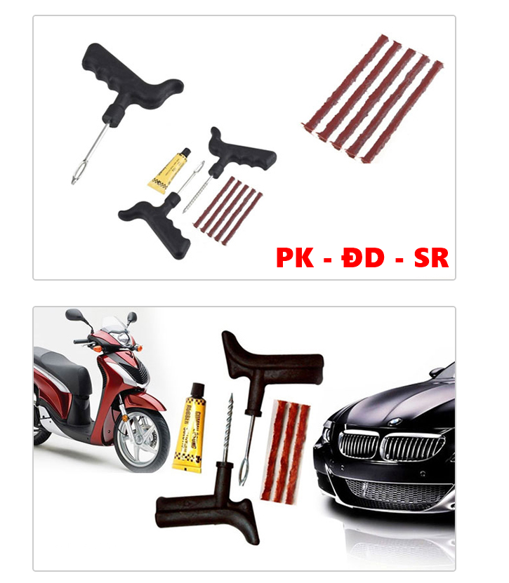 Bộ đồ nghề vá xe không ruột - siêu rẻ