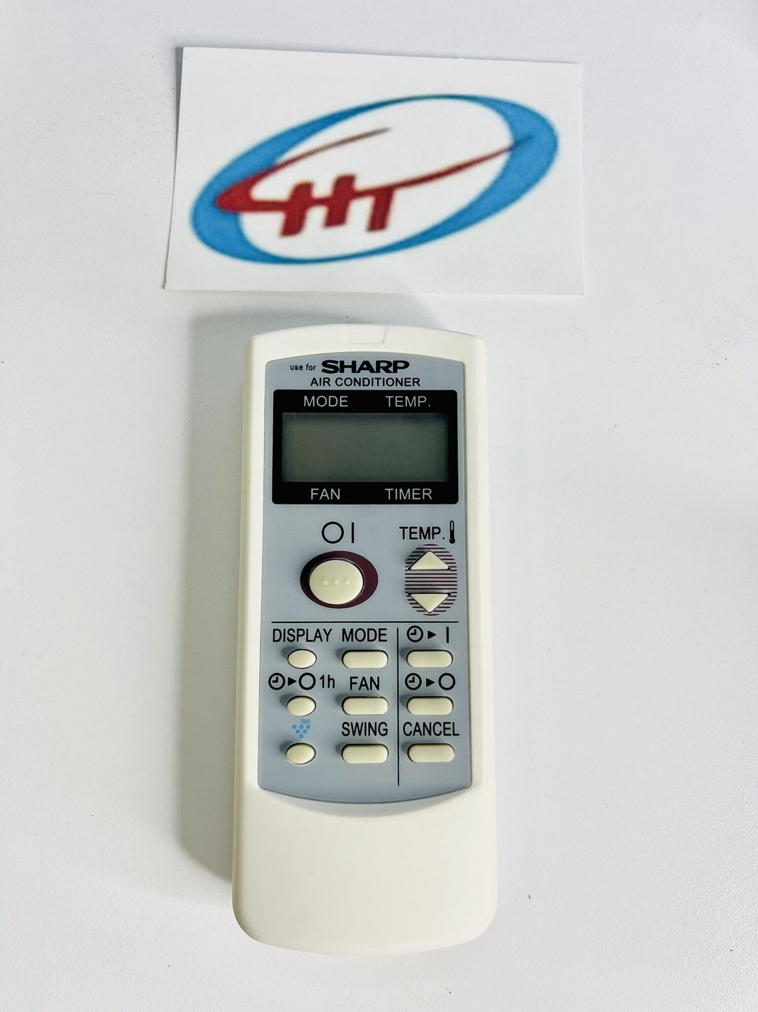 Điều khiển Remote Điều Hòa Máy lạnh Sharp nền xanh