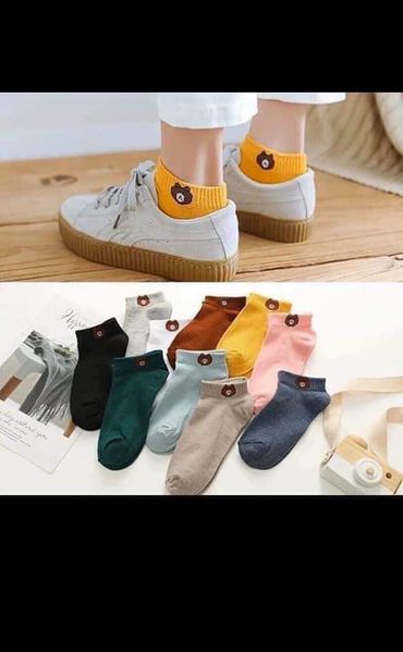 TKVT2TAT01  - (Bán buôn-chuyên sỉ) Set 10 Đôi Tất Gấu người lớn - giao màu ngẫu nhiên