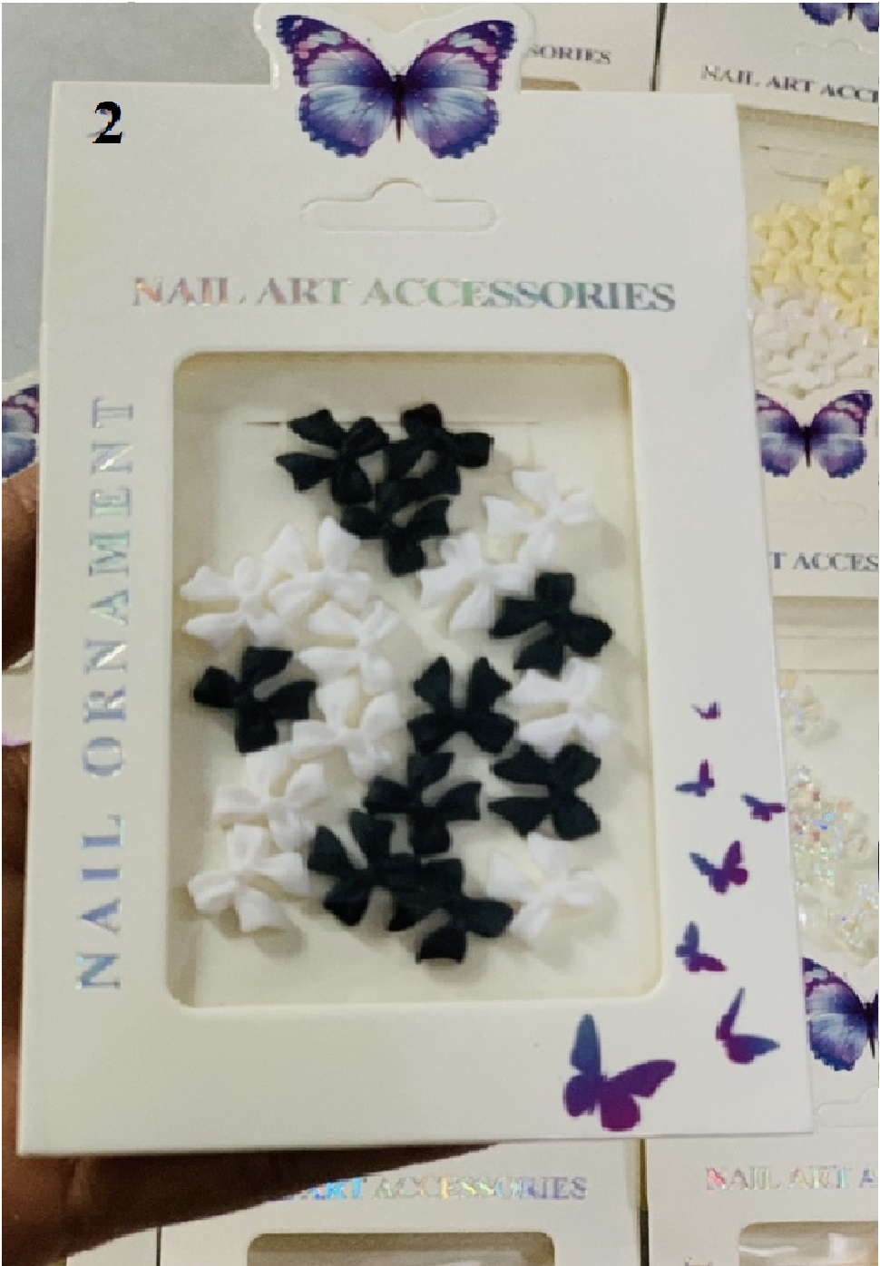 Charm nơ đính móng Nail siêu xinh