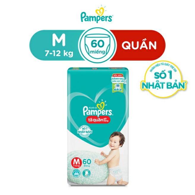 Tả quần Pampers M60