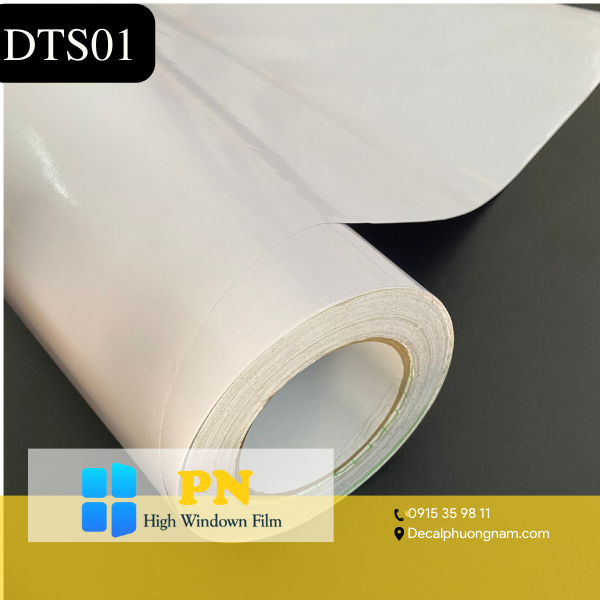 Decal trắng sữa bóng , dán tường, dán laptop, dán sàn nhà khổ 1m2