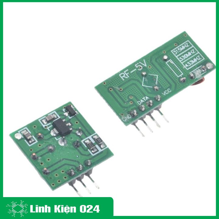 Module thu phát RF 433 (gồm 1 bộ thu và 1 bộ phát RF)