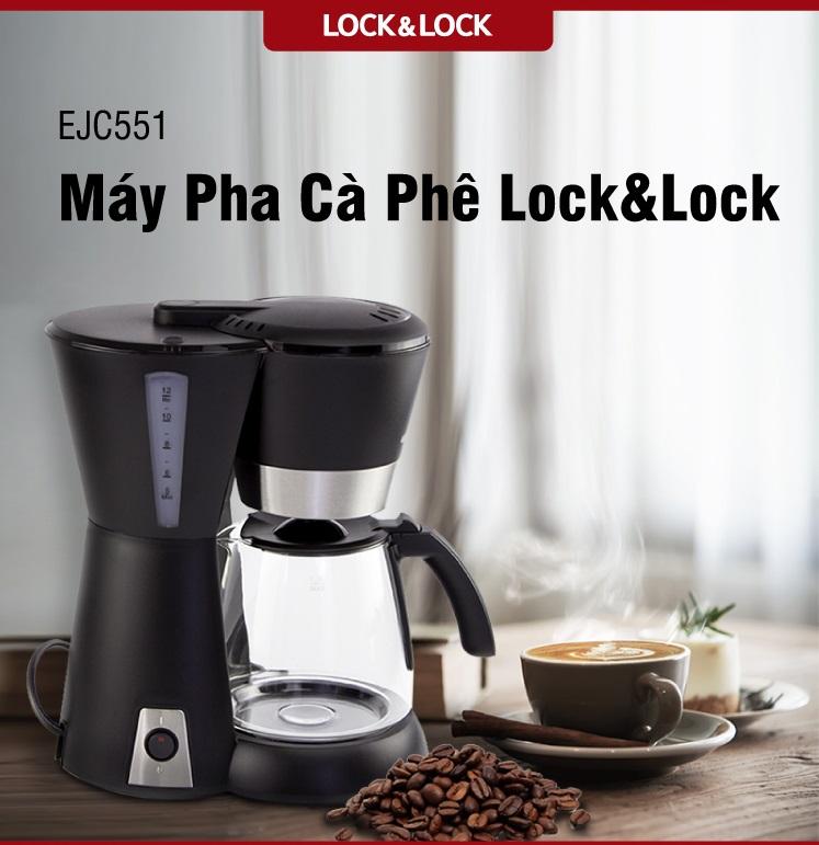 Máy pha cà phê Lock&Lock 1.5L EJC551