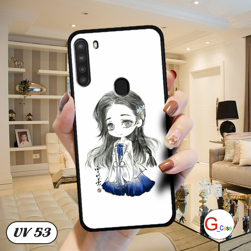Ốp điện thoại SAMSUNG GALAXY A21 - lưng nhám viền dẻo