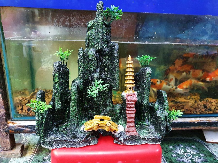 "Hoàn tiền đến 10%" CẢNH NÚI TRANG TRÍ HỒ CÁ NON BỘ 30x10x30cm