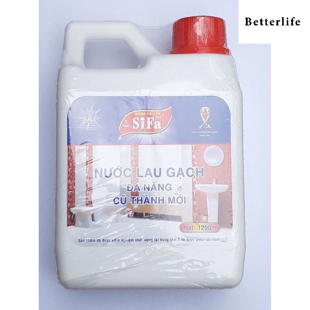 [HCM]Nước lau gạch đa năng cao cấp Sifa 1200ml - Betterlife