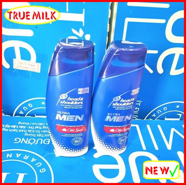 Combo 2 Chai Head & Shoulders làm sạch gàu, hương nước hoa Nam Tính và Mạnh Mẽ 170ml - Dau goi ultra Men - dau goi lam sach gau - head and shoulders for men - dau goi head & shoulder - head shoulder thailand - head & shoulder thai lan