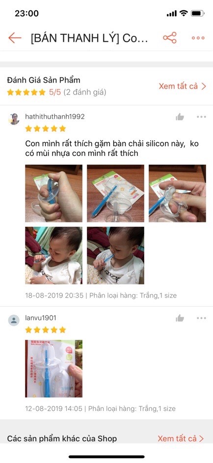 [BÁN CHẠY] Sét bàn chải đánh răng, rơ lưỡi silicon mềm cho bé