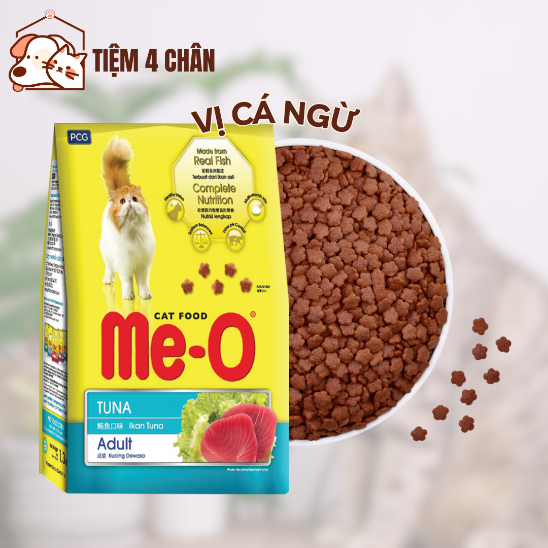 (350g) Thức ăn khô hạt Me-o cho mèo các vị