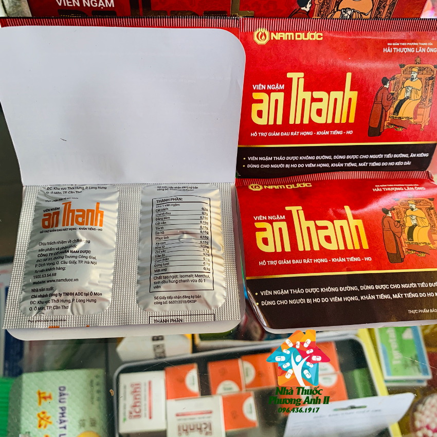 Kẹo ngậm An Thanh thảo dược