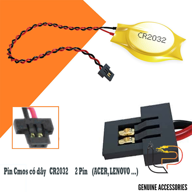 Pin cmos có dây cho máy tính,laptop