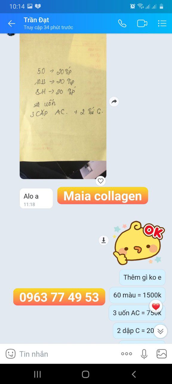 Uốn số 1 Maia Collagen 1000ml