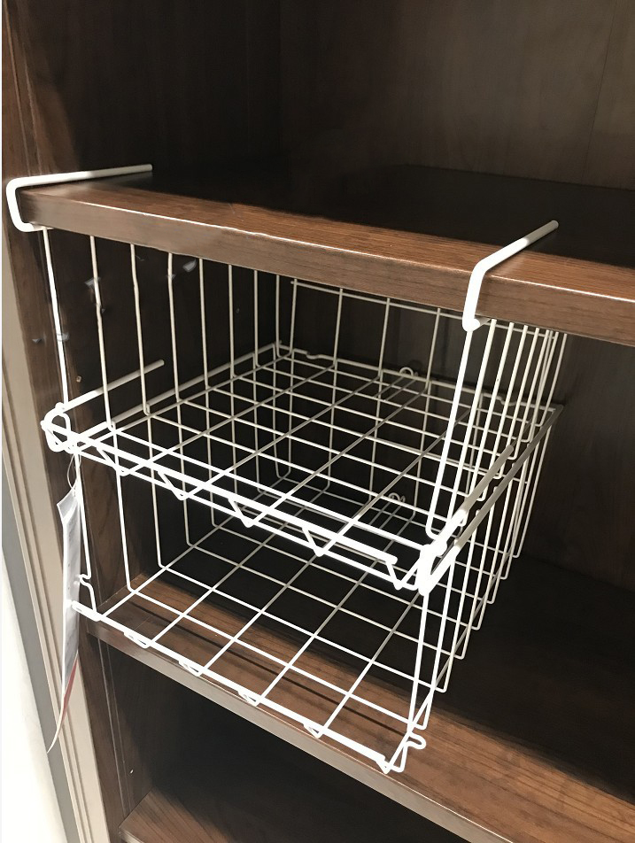 Giỏ cài móc thành đợt tủ, cạnh tủ Observator IKEA