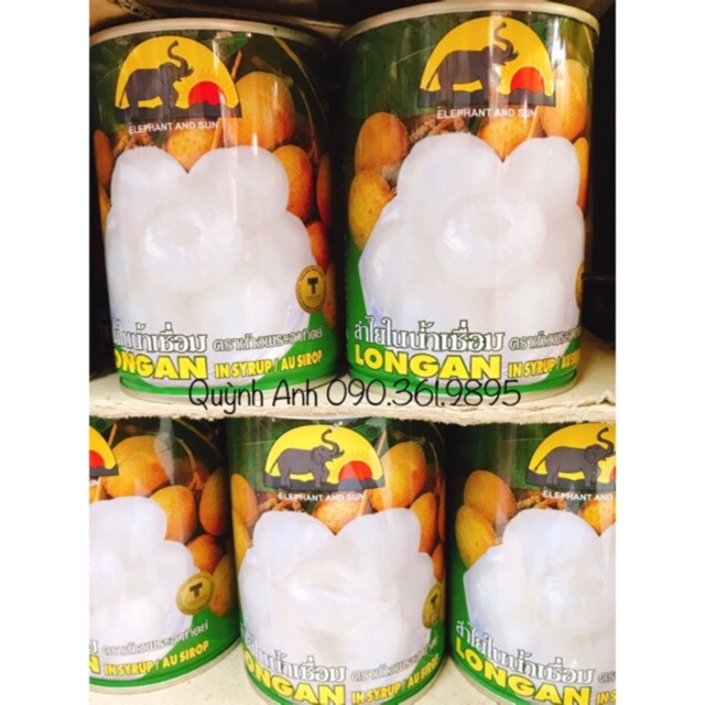 Nhãn Ngâm Nước Đường Thái Lan 565G