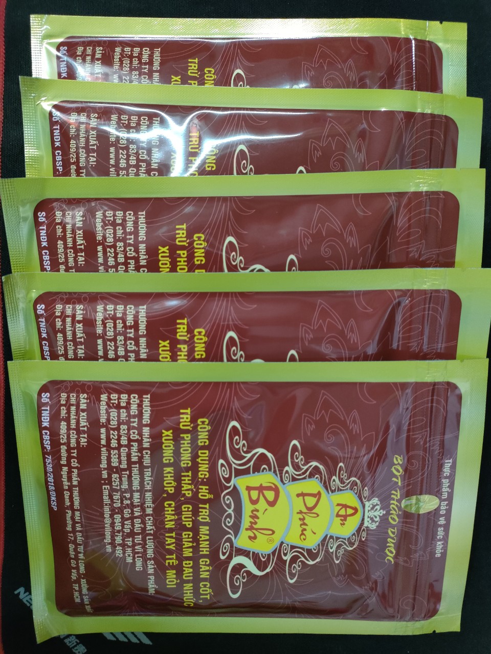 bột thảo dược An Phúc Bình 72g