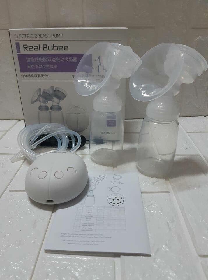 Máy hút sữa điện đôi Real Bubee