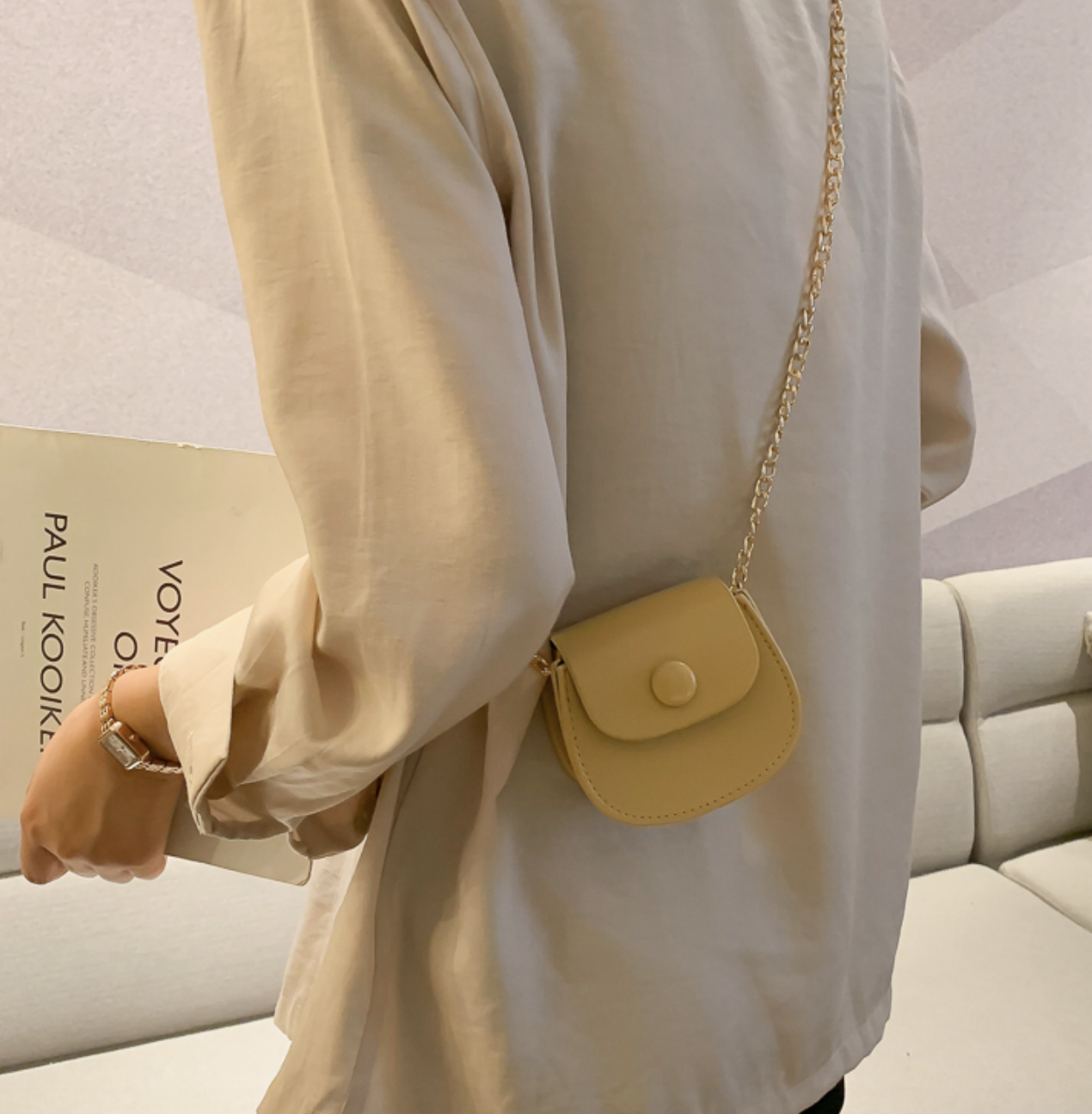 Túi đeo chéo MIEU Mini saddle bag - HJ11 (Nhiều màu)