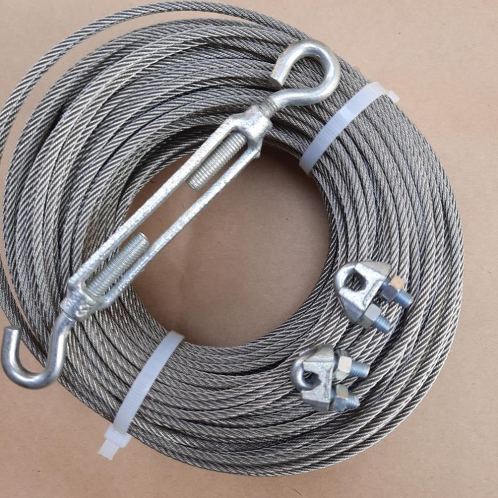 Dây Cáp lụa bằng inox 304 đường kính 3mm