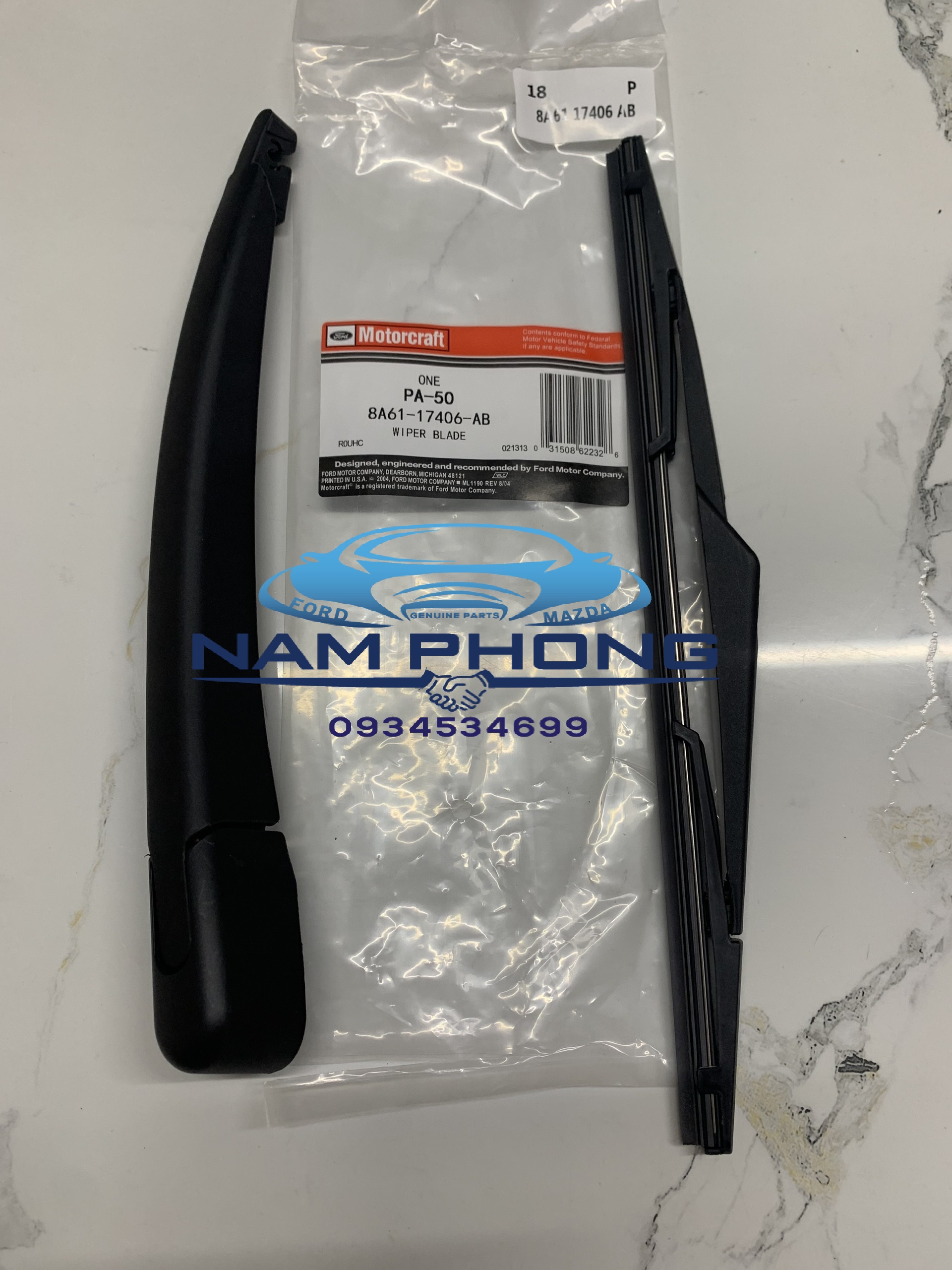 Cần chổi gạt mưa sau fiesta 11-17 hatback - 8a6117406ab