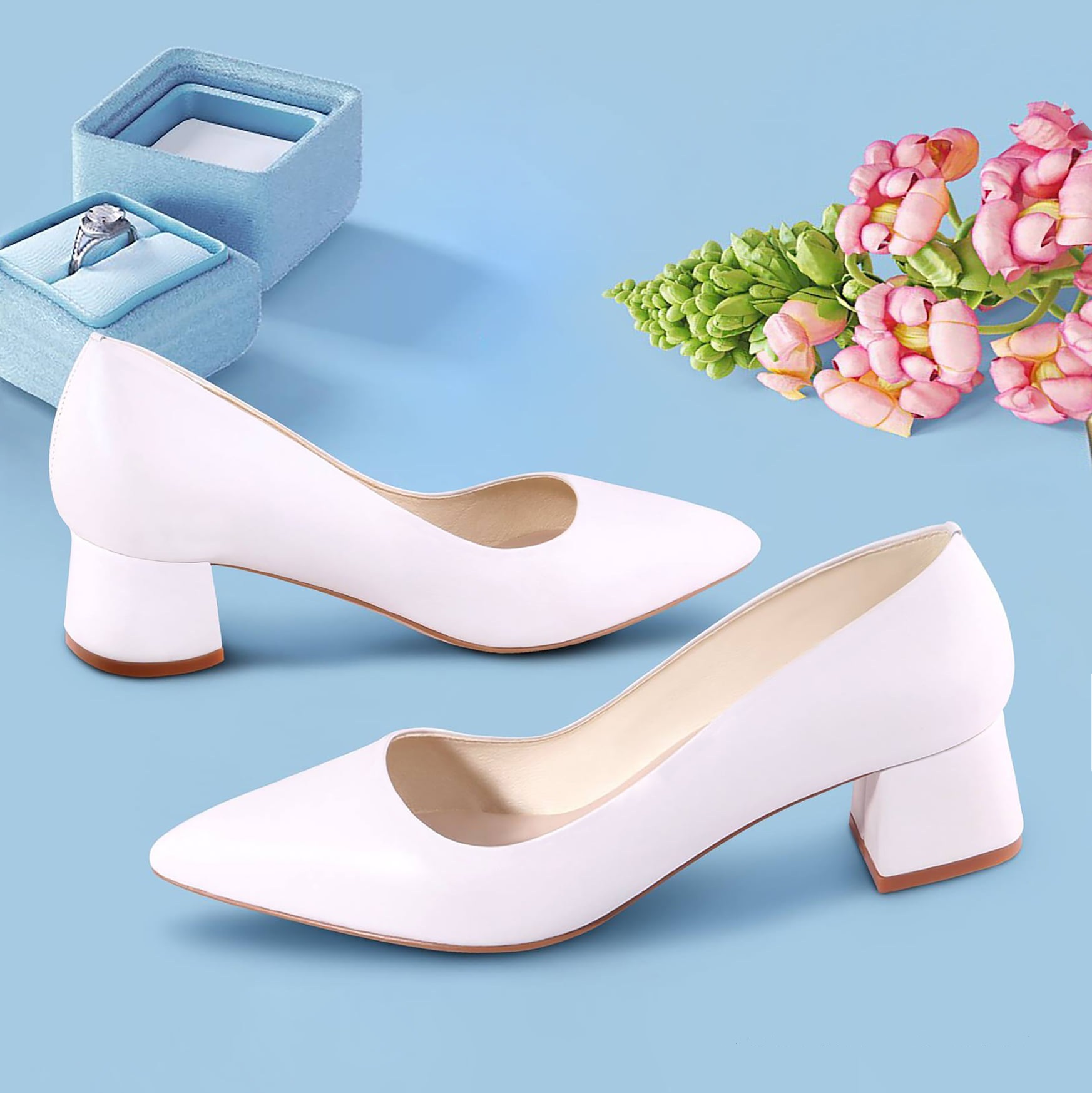 GIÀY GÓT VUÔNG DOLLY 3CM.1388